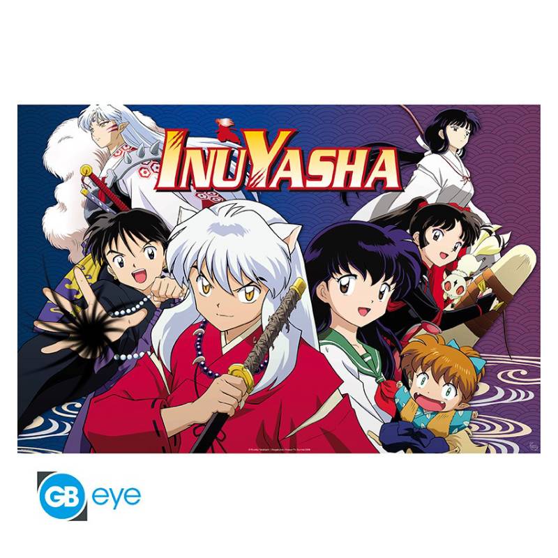 Inuyasha Main characters Juliste, 91.5 x 61 cm