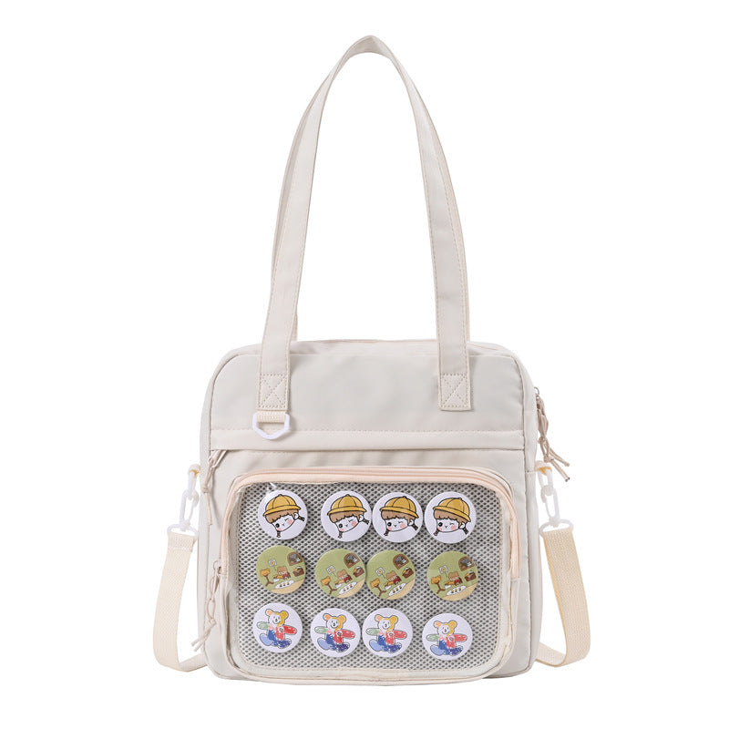 Kawaii Crossbody Ita Bag Small White