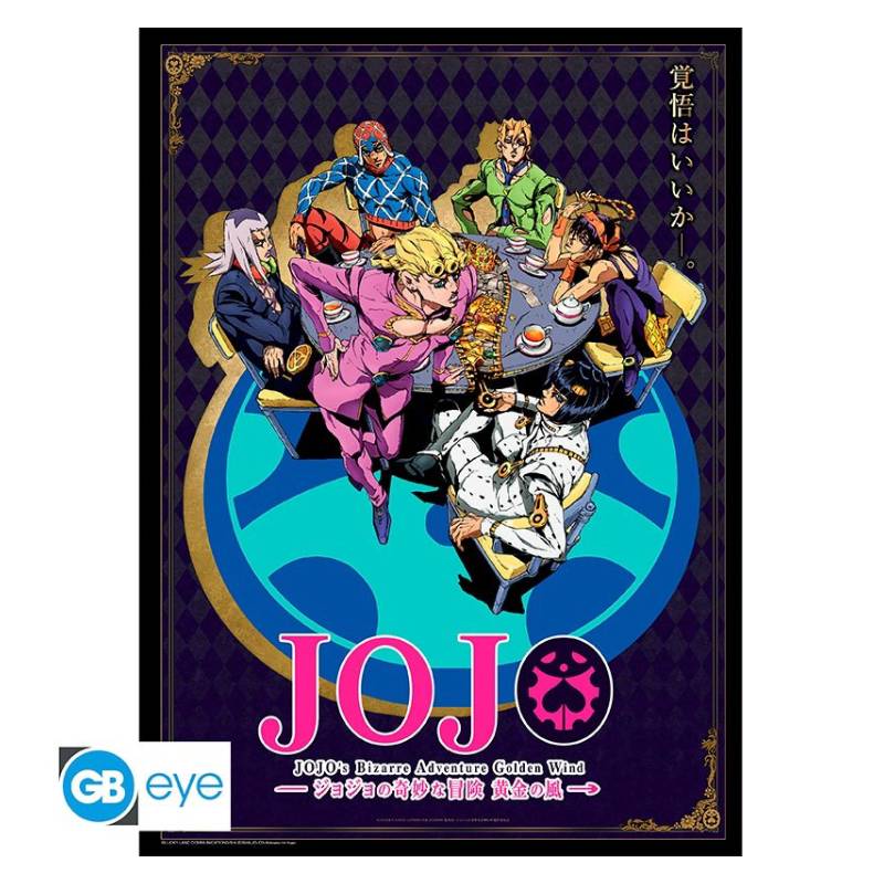 Jojo's Bizarre Adventure Golden Wind Juliste, 52 x 38cm