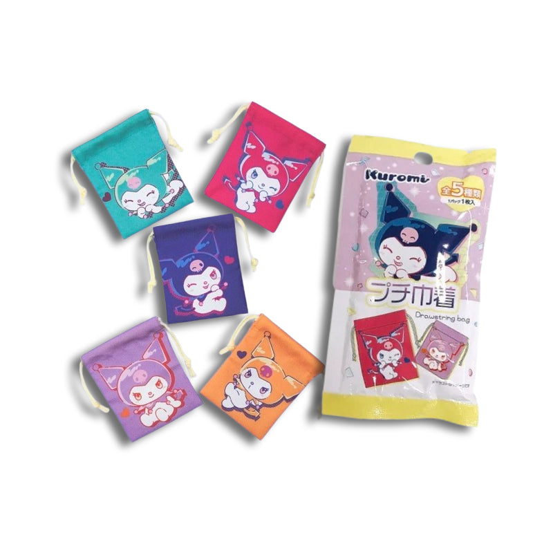 SANRIO Drawstring Kuromi Bag (Blind bag)