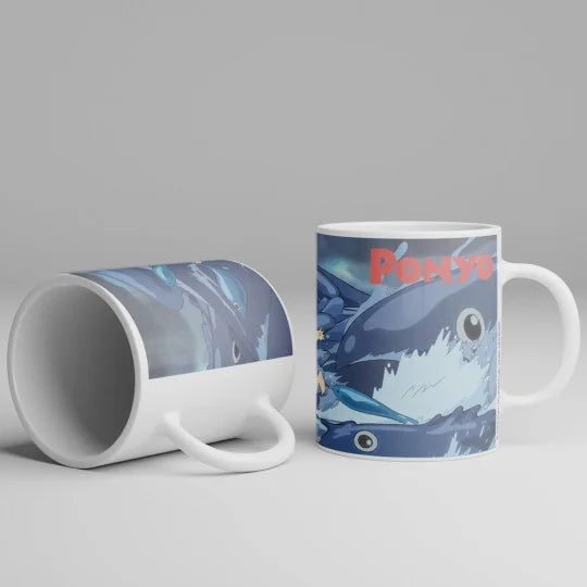 GHIBLI Ponyo on The Cliff Mug 340 ml