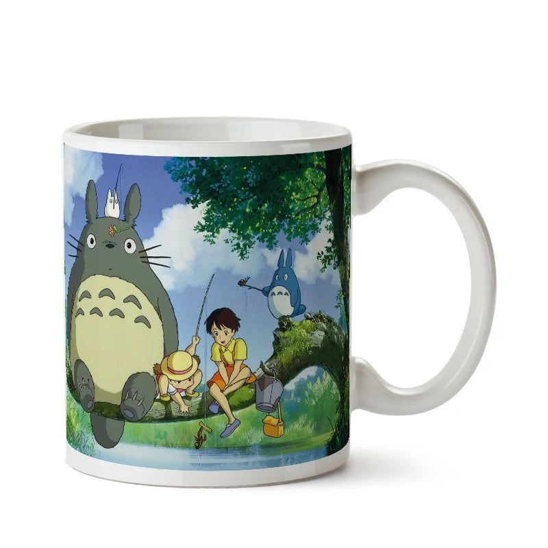 Mug Ghibli Totoro Fishing