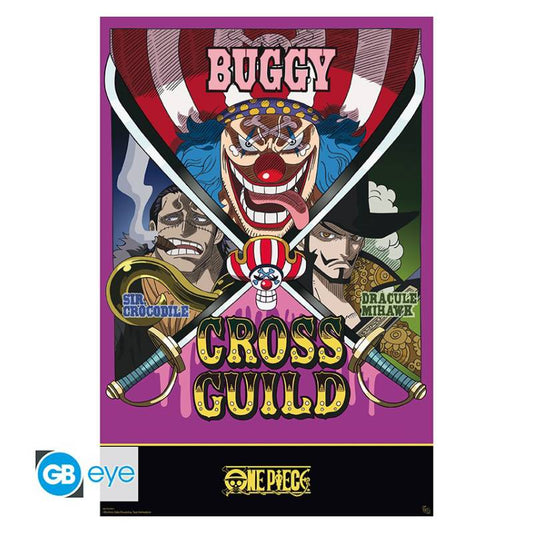 ONE PIECE Poster Cross Guild 91.5 x 61 cm