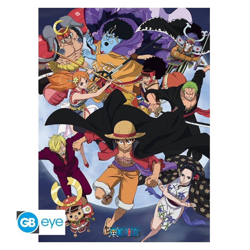 One Piece Wano Raid Juliste, 52 x 38 cm