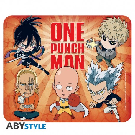 ONE PUNCH MAN Flexible Mousepad Saitama & co