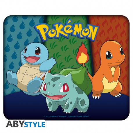 POKEMON Flexible Mousepad Starters Kanto