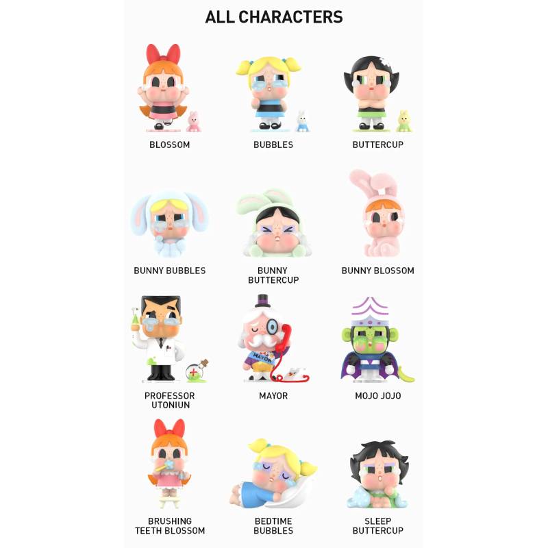 PopMart CRYBABY x Powerpuff Girls Series Blind Box