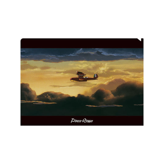 A4 size Clear Folder Savoia Sunset Porco Rosso