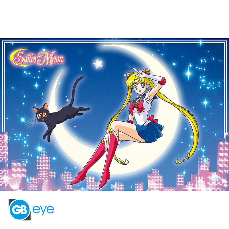 SAILOR MOON Poster - Sailor Moon & Luna