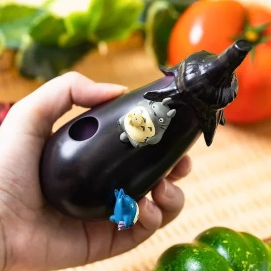 Single Vase Aubergine - My Neighbor Totoro