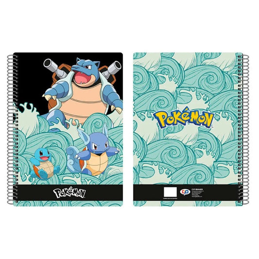 Pokemon Squirtle Evolution A4 kierrevihko