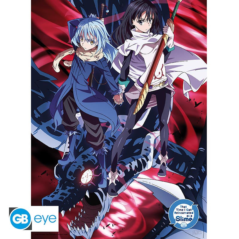 THAT TIME I GOT REINCARNATED AS A SLIME Rimuru & Shizu Poster, 52 x 38 cm